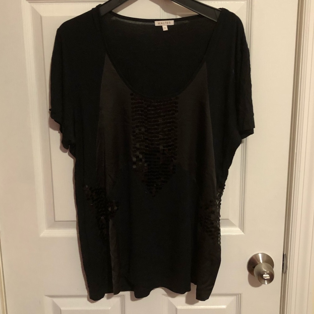 Walter Sequin Top Size L